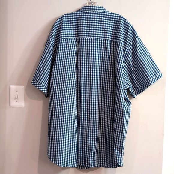 Robert Graham Plaid Button Up Short Sleeve Shirt Sz 4XL - Picture 2 of 10